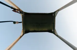 燃料, 桶, 农场, 抽象, 塔, 金属, 接头, 低角度视图