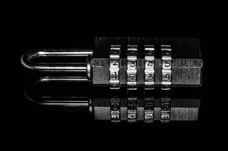 挂锁，锁，安全，安全，机密，安全，密码，黑色背景