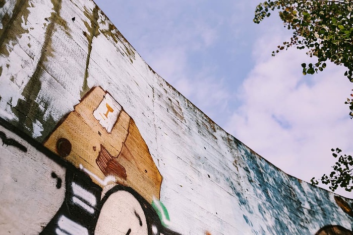 城市街道上的城市涂鸦