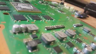 电路，电路板，控制台，元件，电路，电路板，焊料，电容器，二极管