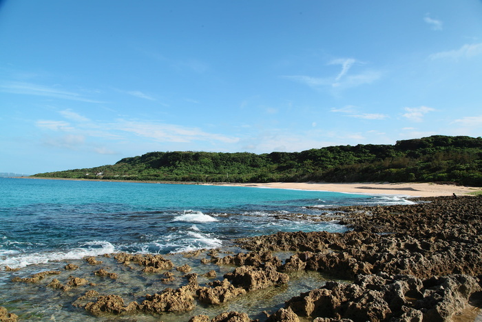 *，海岸线，蓝天白云，海水，垦丁，水，海，海滩