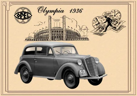 格雷,奥林匹亚1936年汽车,欧宝,奥林匹亚,1935-1937年,旧的原始广告,来自1936年的柏林报纸,最新修订 格雷,奥林匹亚1936年汽车,欧宝,奥林匹亚,1935-1937年,旧的原始广告,来自1936年的柏林报纸,最新修订