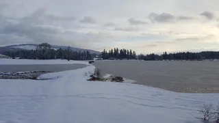 景观，冬季景观，雪景，低温，冬季，云天，雪，景观-自然