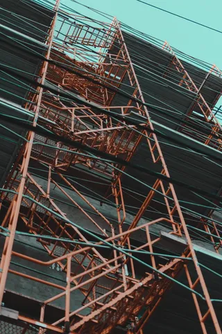 美国，林肯，建筑，天空，建筑，黄色，蓝色，结构