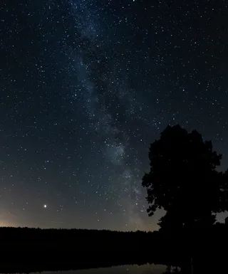 德国，图林根，太空，夜晚，天空，宁静，自然之美，星际空间