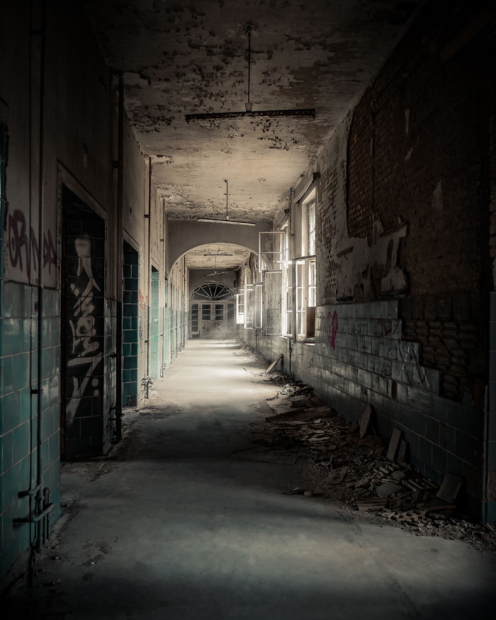 beelitz，柏林，德国，建筑，beelitzheilstätten，建筑，建筑结构，前进之路
