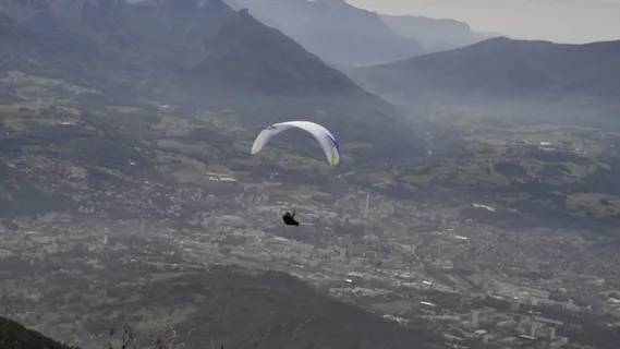 hdwallpaper，墙纸，风景，天空，滑翔伞，人，运动，山脉