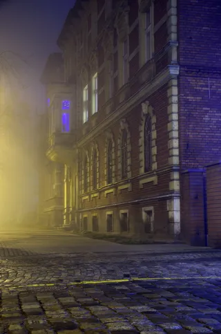 波兰，卡托维兹，城市，建筑，建筑，街道，下午，天气