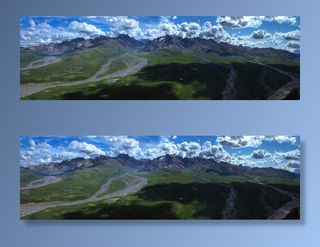 延时摄影，黑色，山脉，风景，风景，自然，天空，云