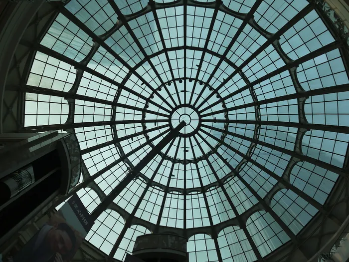 圆顶、购物中心、建筑、玻璃顶、圆形、建筑、玻璃材料、室内