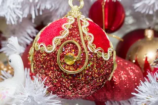 圣诞节, 装修, 冬天, 庆典, 闪亮, 红色, 假日, 事件