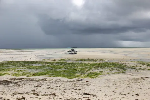 海，云，船，云天，风暴，天空，水，运输方式