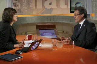 ariadna oltra、artur mas、加泰罗尼亚、采访、电视、人物、讨论、专业人士