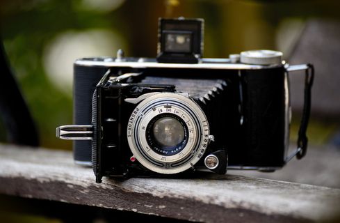 照相机、比利唱片、agfa、旧照相机、怀旧、模拟、照相/摄像机、摄影