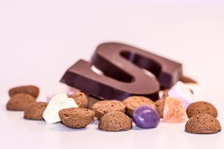 巧克力地段，圣尼古拉斯，糖果，圣人，pepernoten，12月5日，圣尼古拉斯，糖果