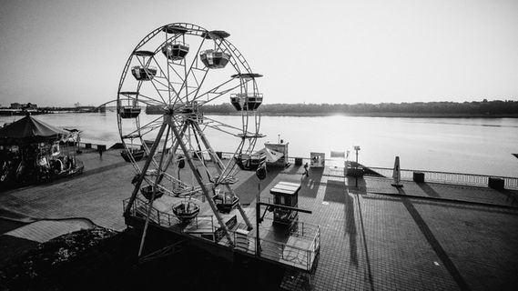 乌克兰、基辅、海洋、码头、船只、港口、旅游、河流