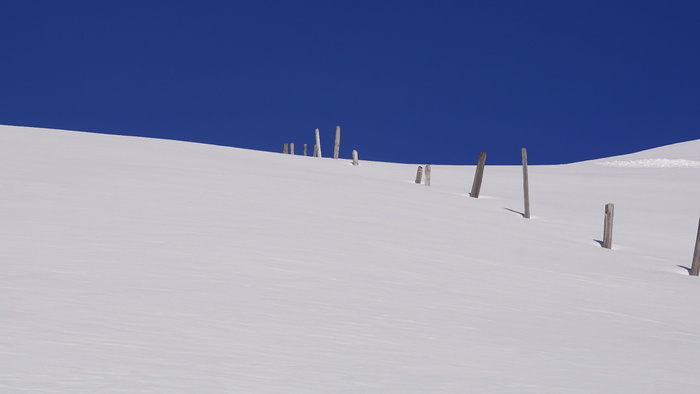 雪山，天空，雪，冬天，小山，雪域，风景，水平