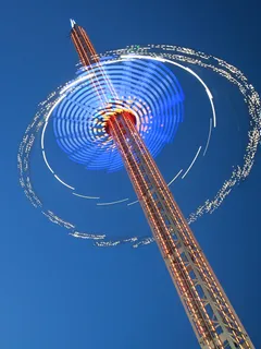 游乐园、摩天轮、建筑起重机、灯光、狂欢节、公园、游乐场、景点