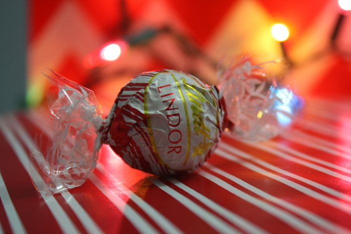 巧克力，礼物，礼物，糖果，lindt，lindor，糖果棒，白巧克力