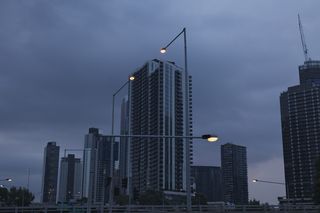 澳大利亚，南岸，灯光，城市，城市，黄昏，建筑，建筑外观