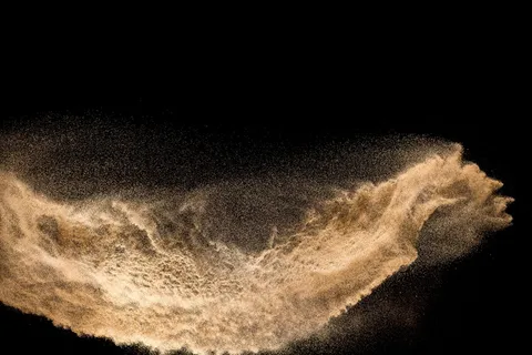 沙子、灰尘、爆炸、背景、黑色、隔离、脏污、粉末 沙子、灰尘、爆炸、背景、黑色、隔离、脏污、粉末