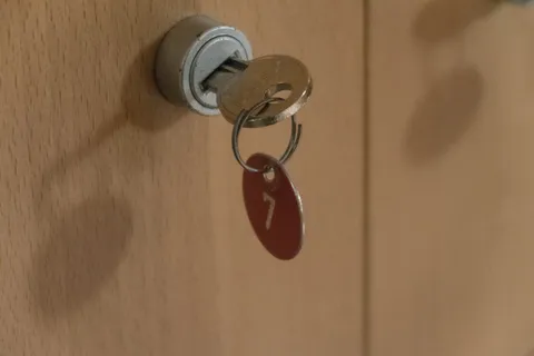 钥匙，锁，安全，关闭，七，安全，数字，没有人