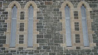 砖，砌体，砌砖，窗户，框架，建筑结构，建筑外观