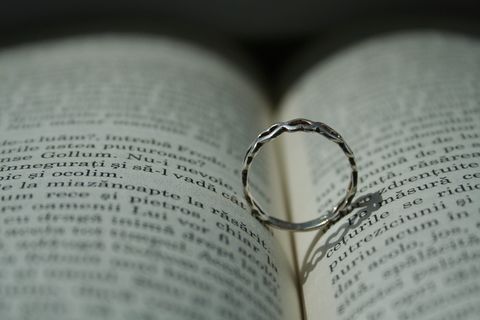 戒指，书，书写，简单，影子，小，宗教，特写