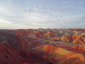 张掖，山，风景，天空，风景-自然，风景，宁静，宁静的景色