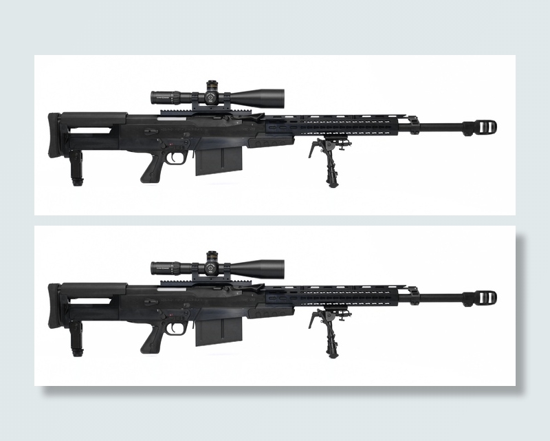 黑色狙击步枪，精准国际，as50，半自动，步枪，火器，枪，武器