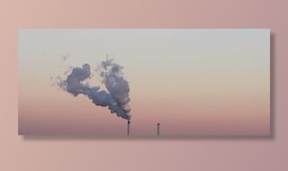 空气污染，黎明，黄昏，全景，污染，烟雾，蒸汽，烟雾-物理结构