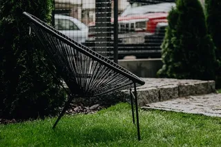 经典黑色阿卡普尔科椅子，50年代墨西哥设计