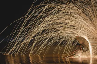 澳大利亚, ​​noosa 头, 照明, 夜, 水, 长时间曝光, 自然, 议案