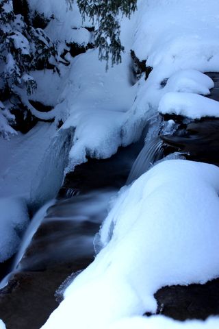 户外，自然，冰，山，雪，冰川，冬天，冰柱