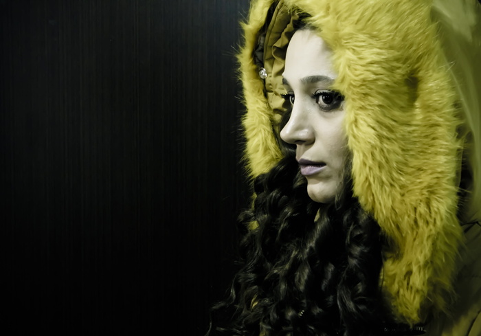 肖像，人物，女人，看起来，室内，年轻人，一个人，化妆