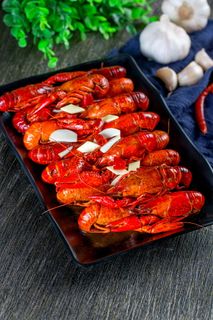 小龙虾，虾检器，食品和饮料，食品，新鲜度，红色，海鲜，餐桌