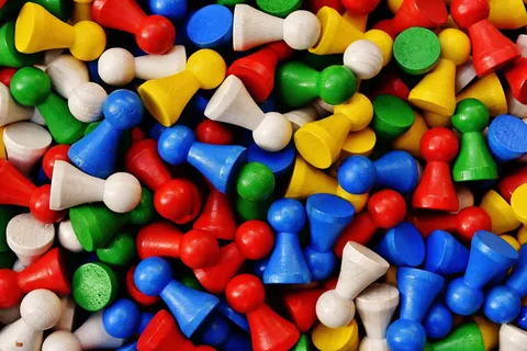 玩石头, 多彩, 人物, 颜色, 木, 玩, 游戏角色, 玩具