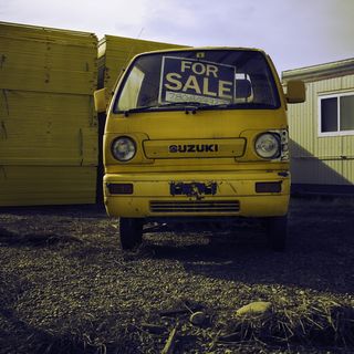 日本、汽车、卡车、皮卡车、旧款、葡萄酒、左撇子、机动车辆