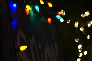 奥斯汀, 蜘蛛屋, 美国, 黑暗, 灯光, 蜘蛛屋, 光, 圣诞彩灯