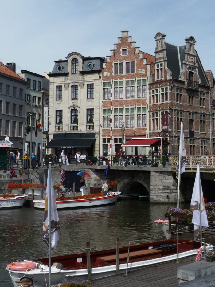 gent、kraanlei、channel、belgium、river、middle ages、ghent、graslei