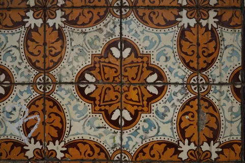 瓷砖，里斯本，传统，图案，背景，瓷砖，建筑，多色