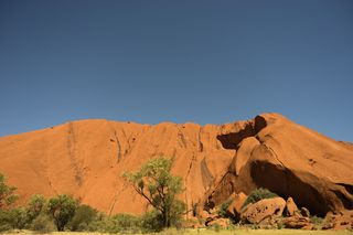 澳大利亚、乌鲁鲁、彼得曼、壮观、岩石、景观、红色、艾尔斯岩石
