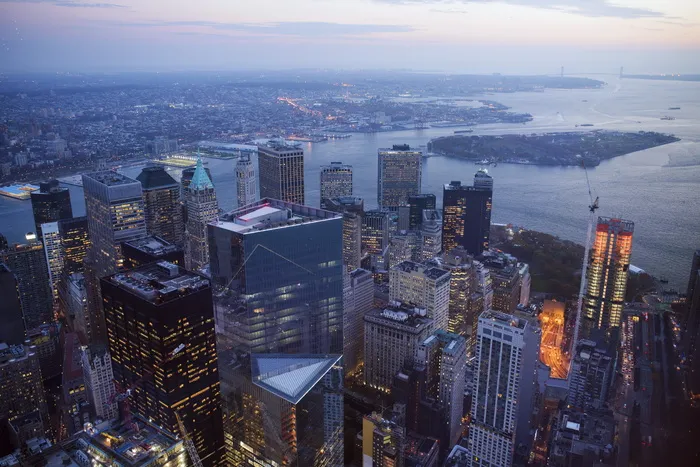 美国纽约，one world trade center，city，usa，downtown，nyc，building exterior