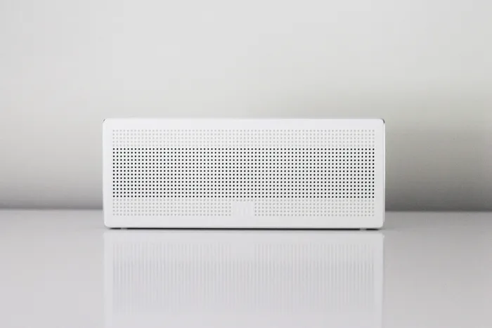 扬声器、基座、音频、对象、白色、技术、室内、白色