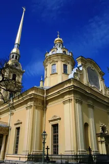 建设, 教堂, 大教堂, 体系结构, 新古典主义, 历史, 高高的尖顶, 蓝天