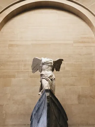 法国，巴黎，伏尔泰码头，艺术博物馆，大理石，雕塑，雕像，艺术