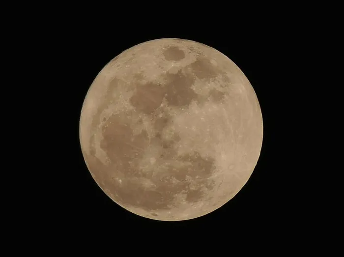 特写，月亮，夜晚，天空，天文学，月球表面，满月，行星月亮