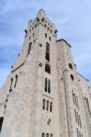 建筑, 塔, 正面, 建设, 老建筑, 白色, 巴伊亚布兰卡, 教会