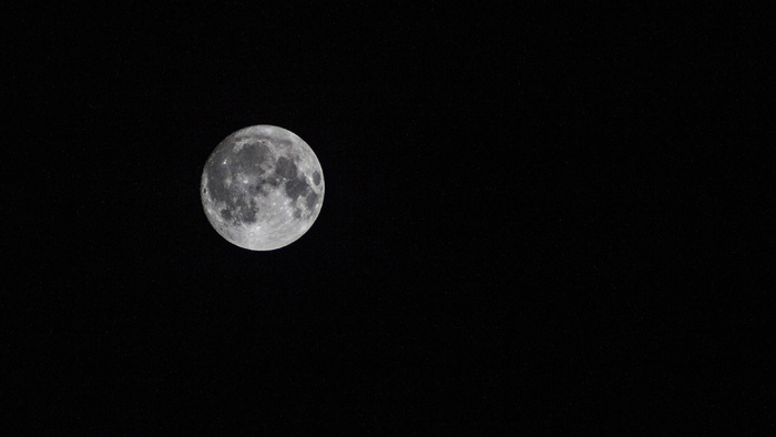 月亮，夜晚，天空，陨石坑，占星术，黑暗，月球，太空