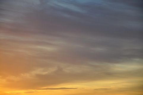 葡萄牙，Stãmamede de infesta，天空，云，太阳，橙色，蓝色，日落